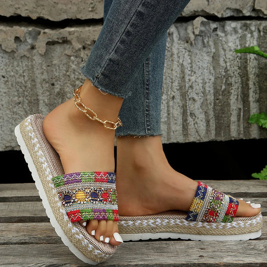 Bunte Hippie Schuhe