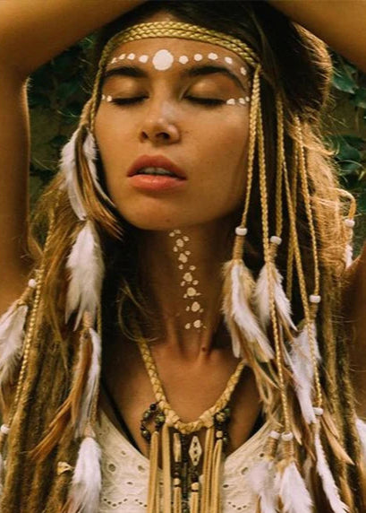 Feder Haarband Hippi