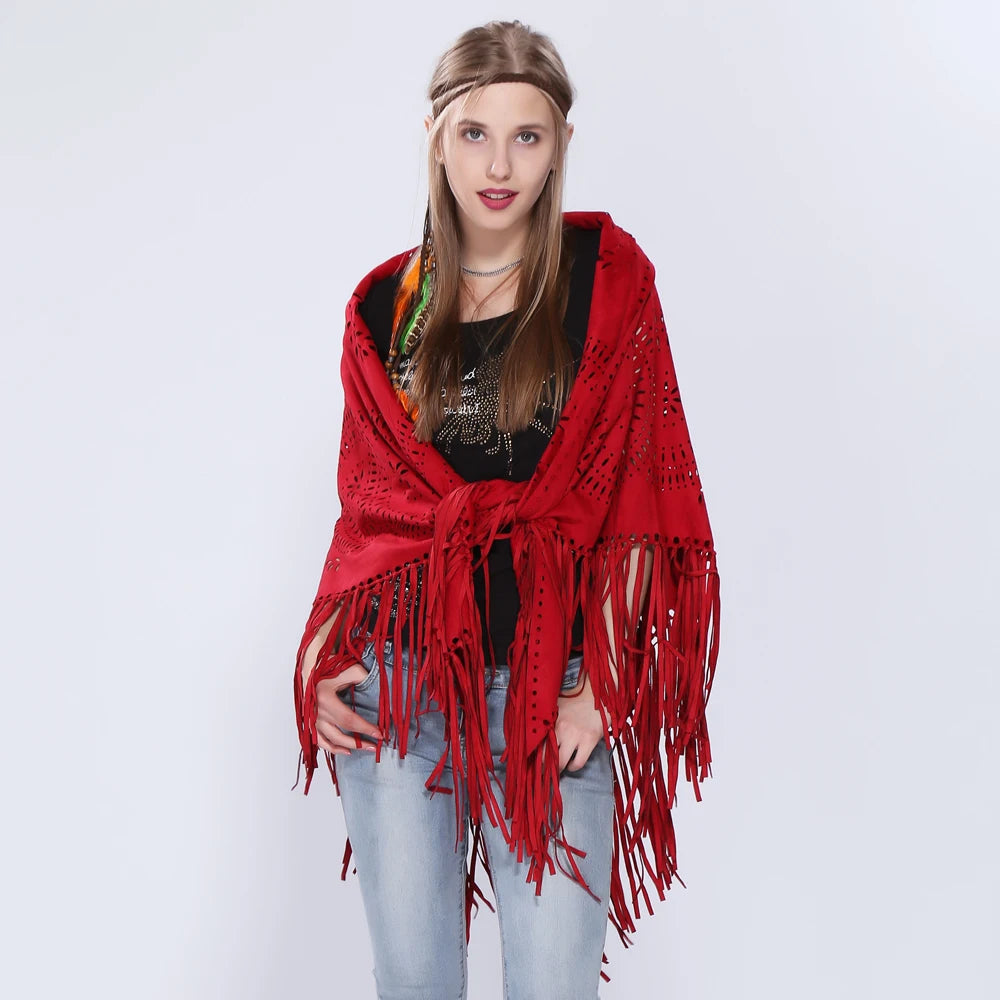 Flower Power Hippi Poncho