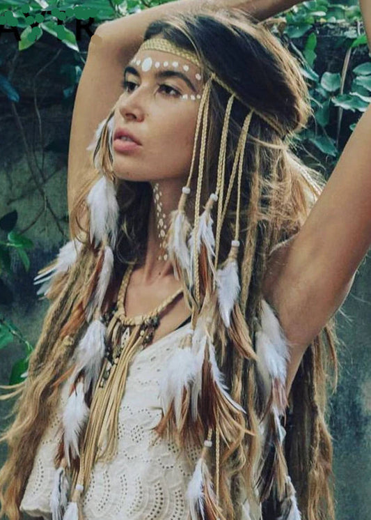 Feder Haarband Hippi