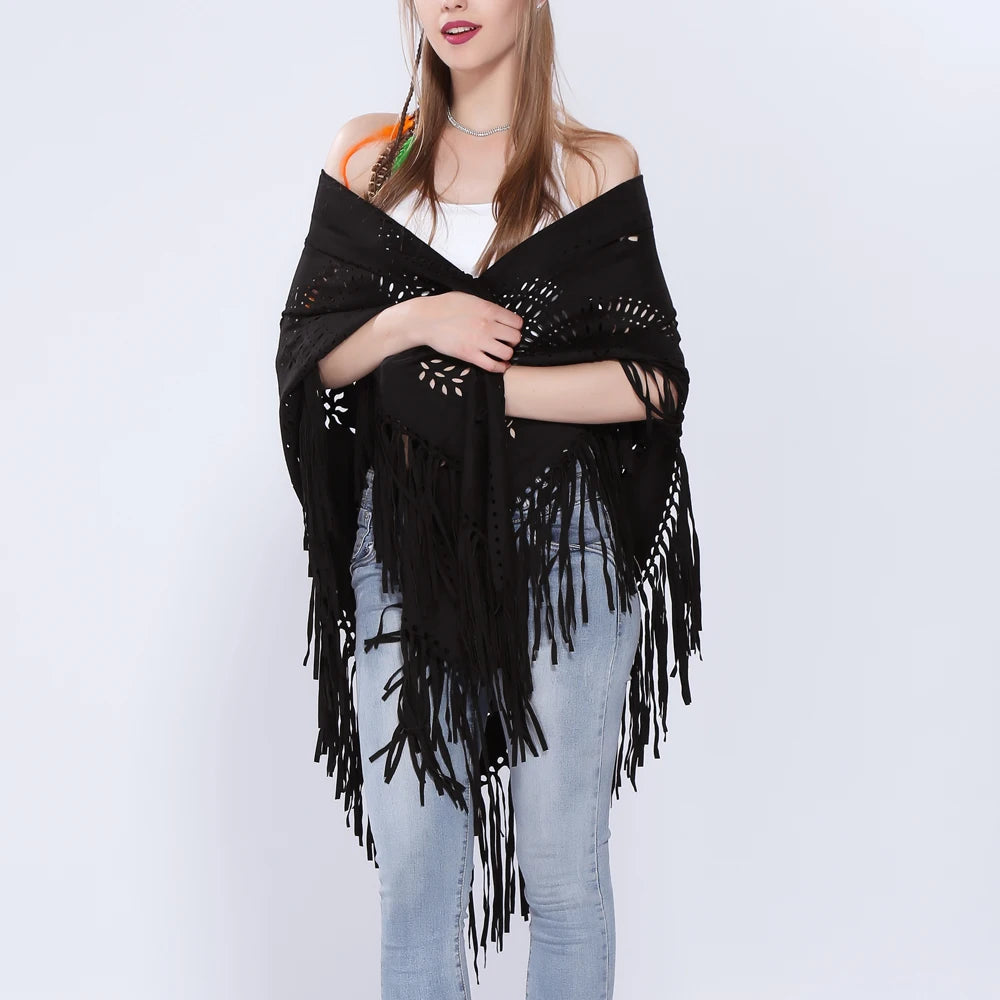Flower Power Hippi Poncho