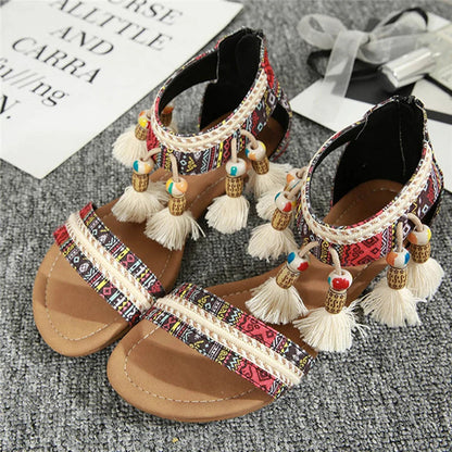 Bunte Hippie Sandale