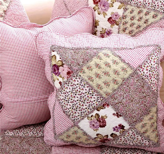 Patchwork-Kissen Quilten