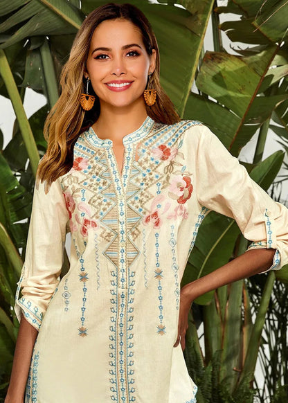 hippie bluse mit trompetenärmel