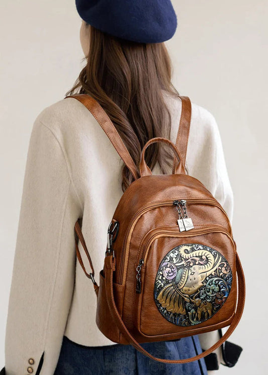 Hippi Rucksack Leder