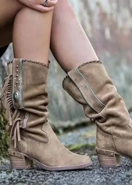 Hippie Stiefel Braun