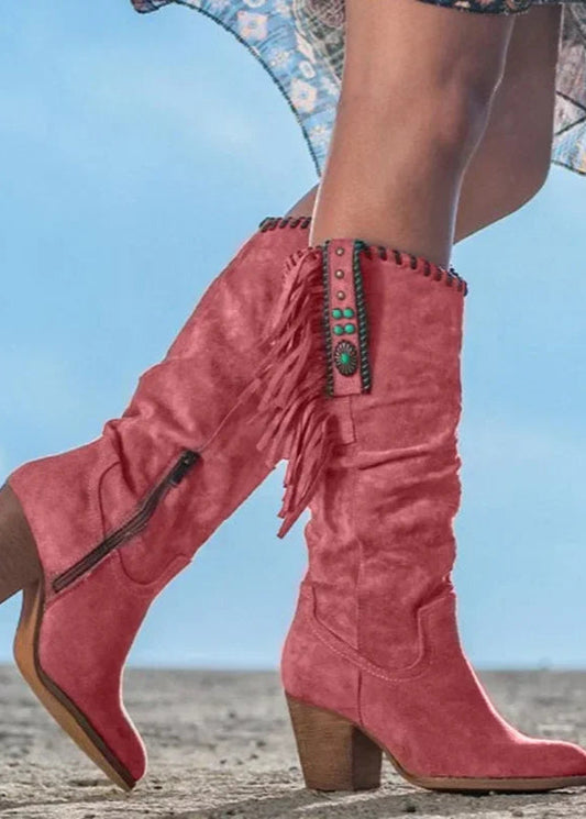 Hippie Stiefel Pink