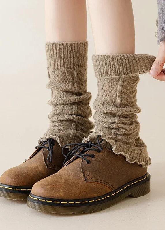 Hippie Stulpen Wildleder