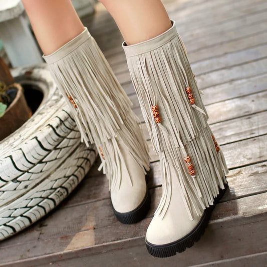 Hippie Schuhe Plateau