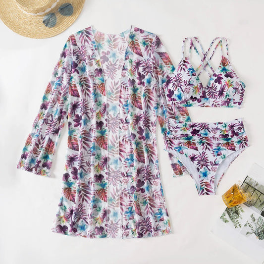 Weißer Hippie Bikini