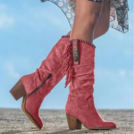 Hippie Stiefel Pink