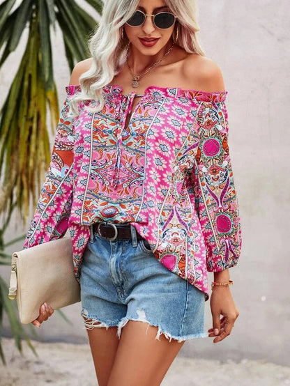 Hippie Bluse Pink