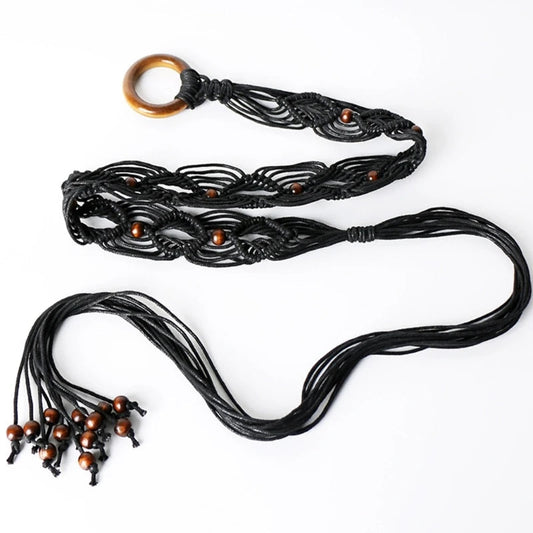 Hippie Gürtel Schwarz