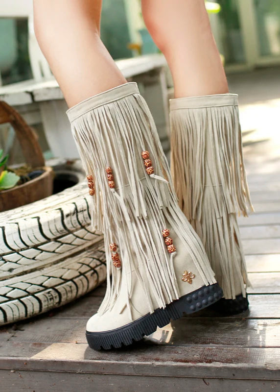 Hippie Schuhe Plateau