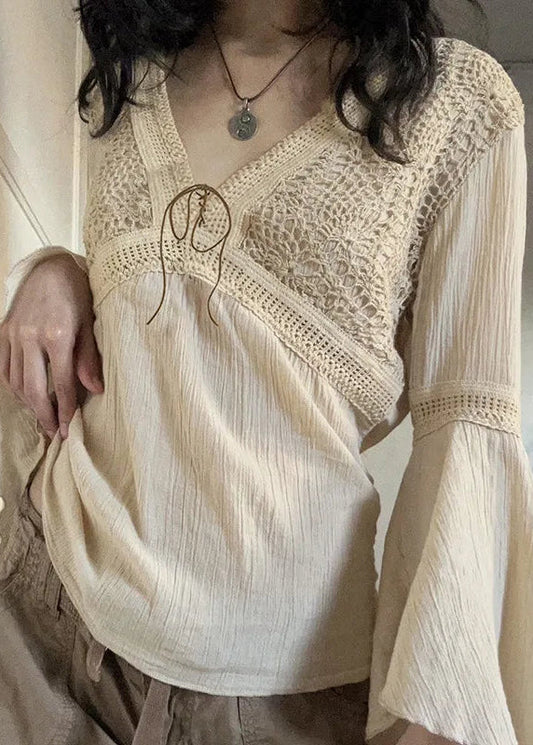 Hippie Oberteil Weiß