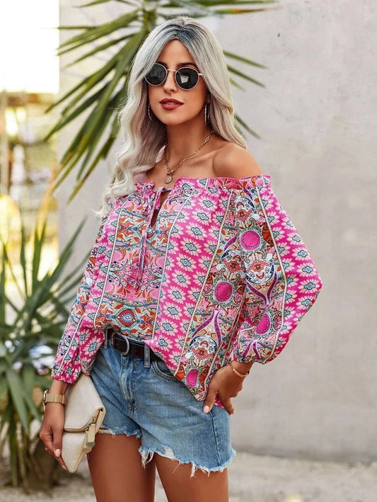 Hippie Bluse Pink