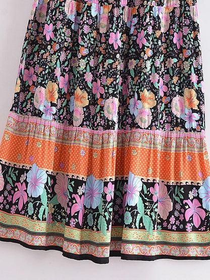 Hippie Rock Lang Schwarz