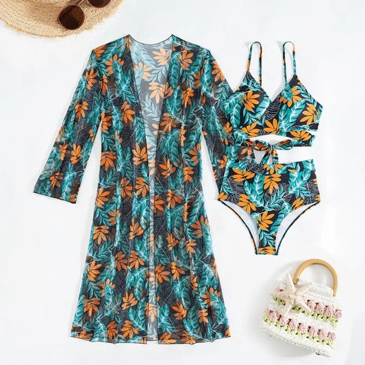 Bikini Gemustert Hippie