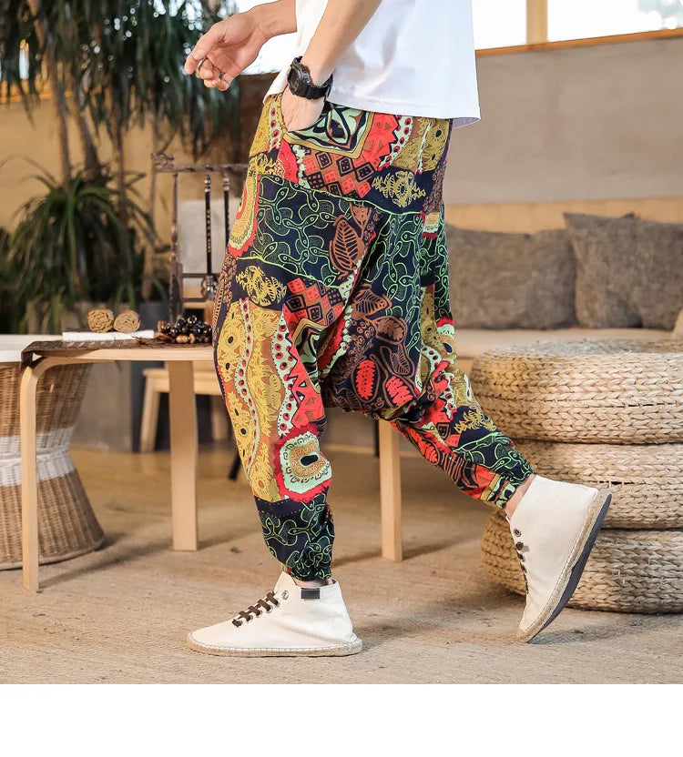 Hippie Sarouelhosen Herren