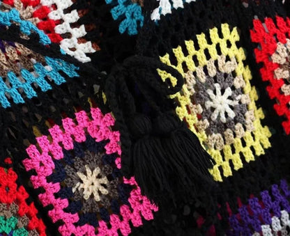 Hippie Mantel Häkeln