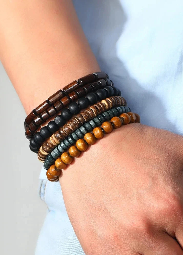 Boho Hippie Schmuck Holz