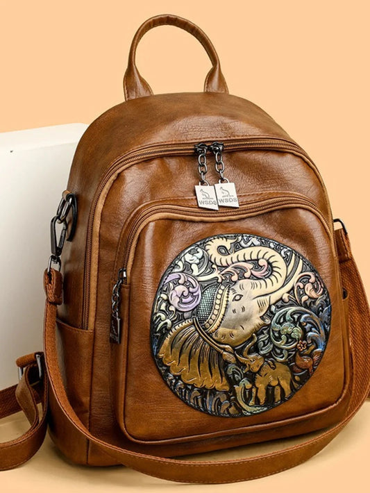 Hippi Rucksack Leder