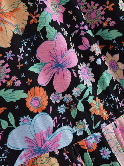 Hippie Rock Lang Schwarz