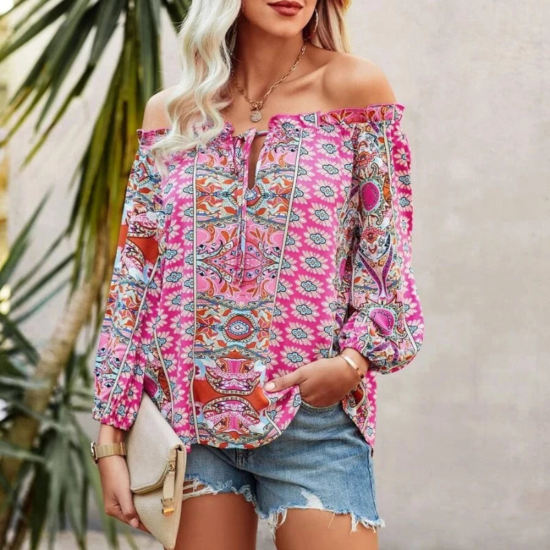 Hippie Bluse Pink