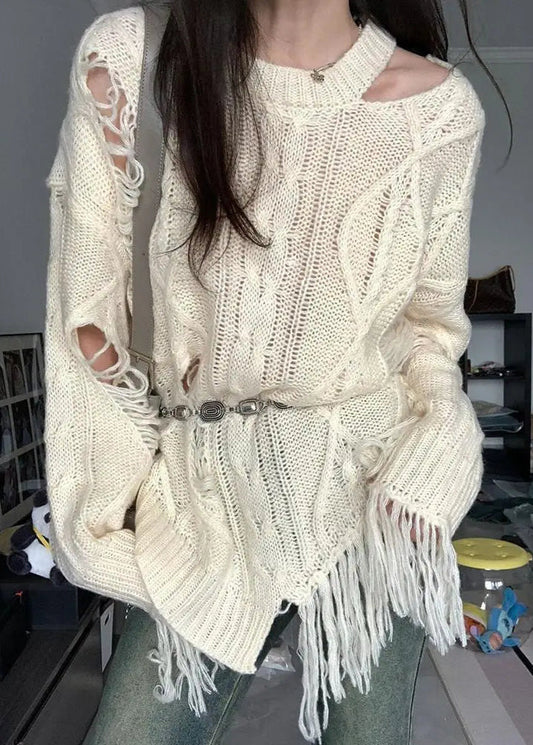 Gewebter Pullover Hippie