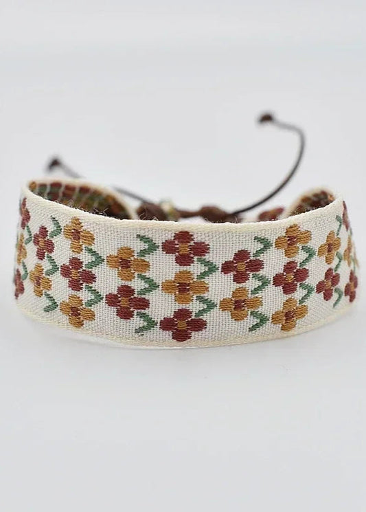 Hippie Armband Weiß