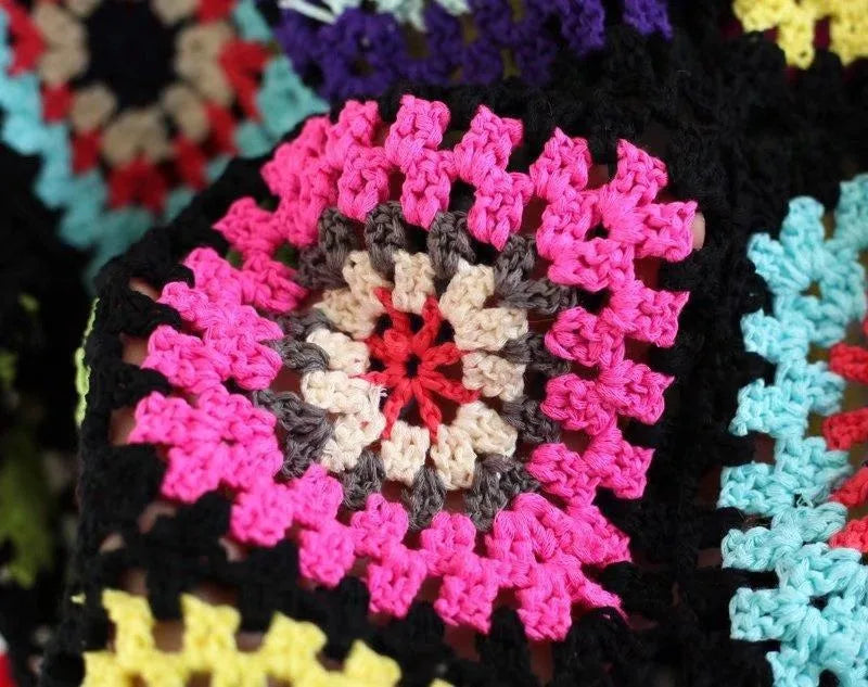 Hippie Mantel Häkeln