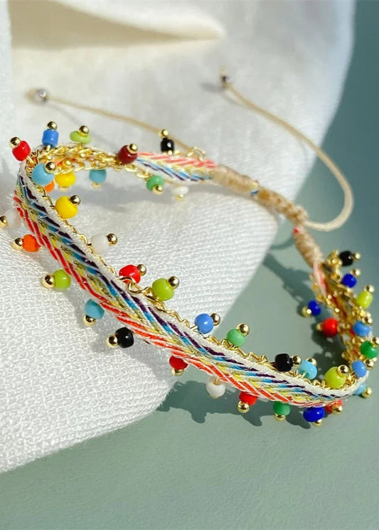 Bunte Hippie Armbänder