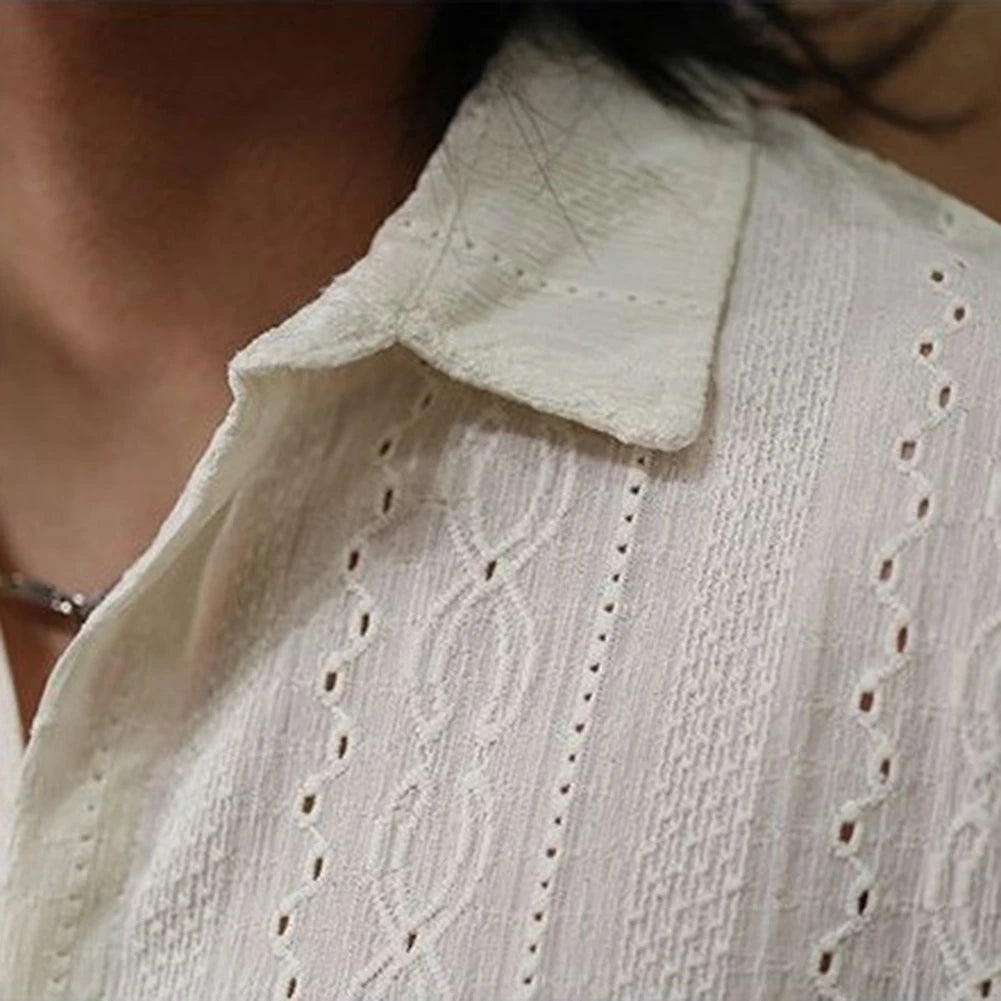 Hippie Hemd Herren Kurzarm