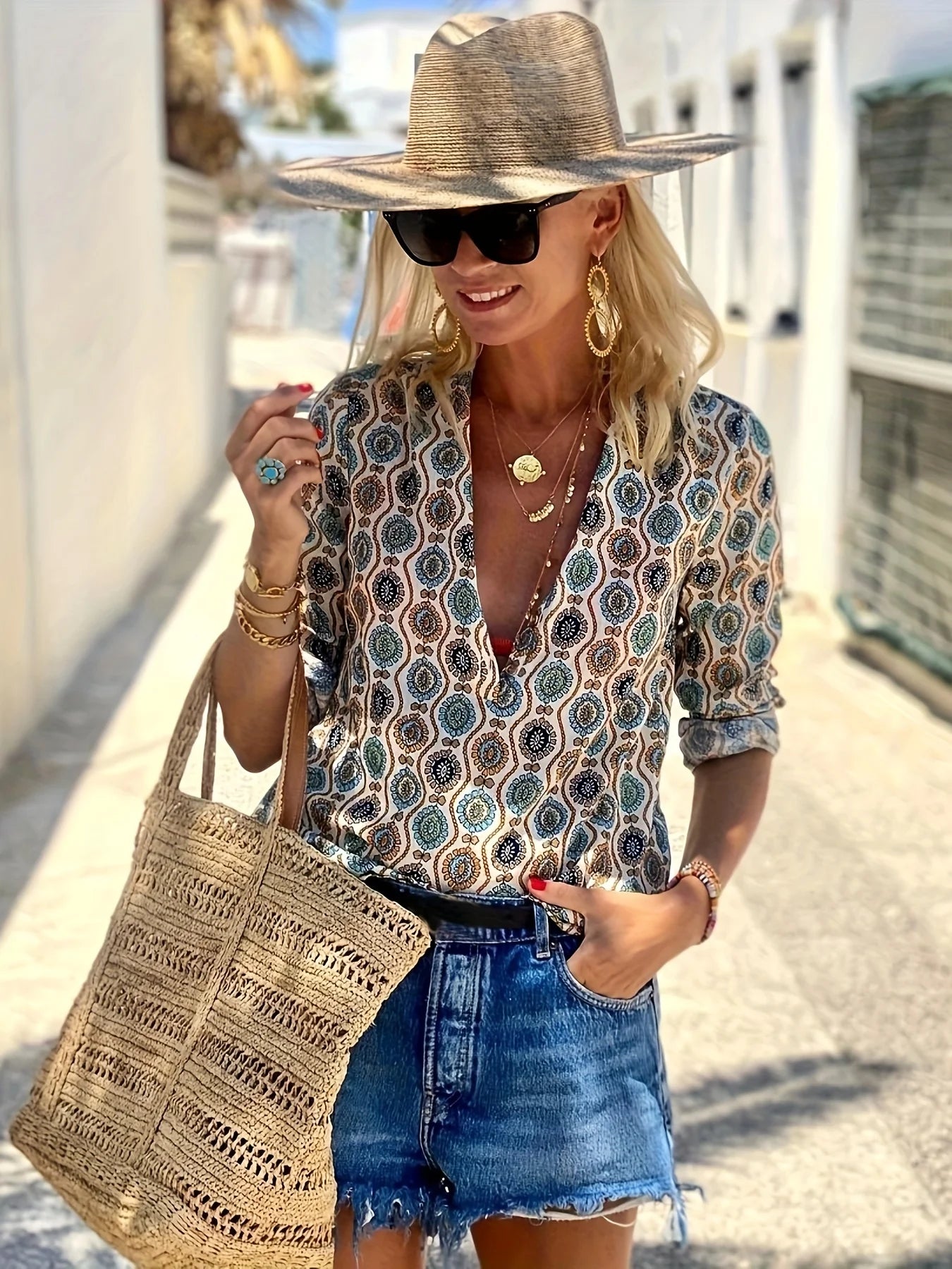 Hippie Tunika Große Größen