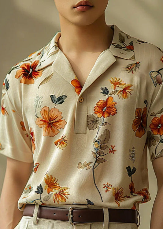 flower power hippie hemd