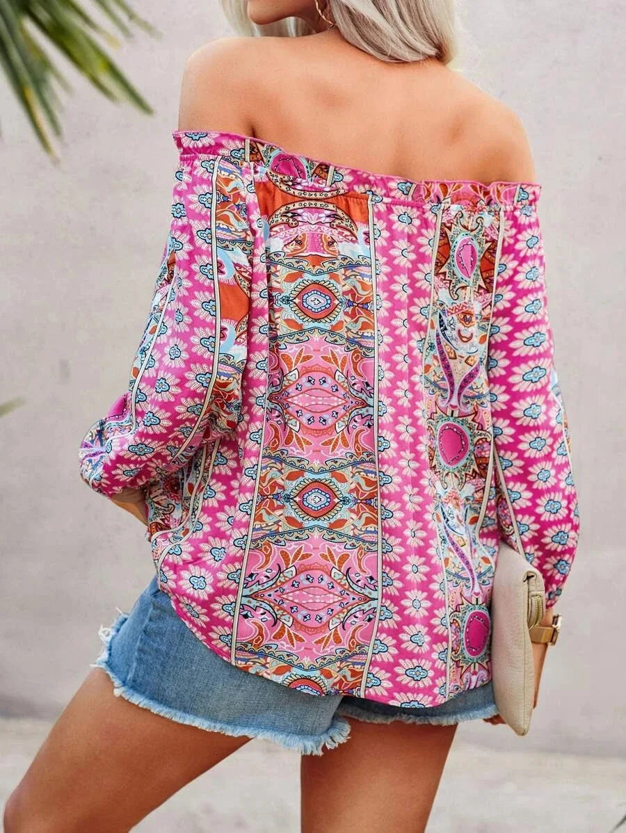 Hippie Bluse Pink